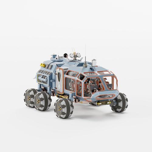 Manned sci fi Rover preview image